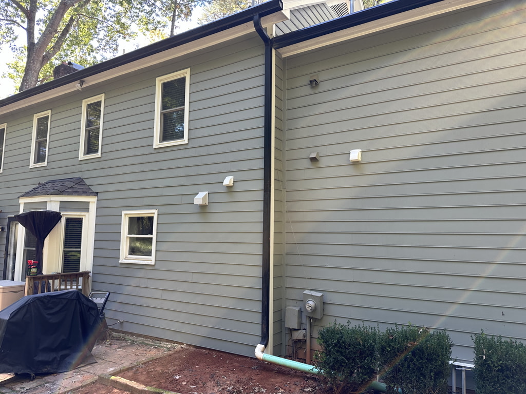 Cheltonham Ct. Exterior Wall Removal in Manchester, NC.