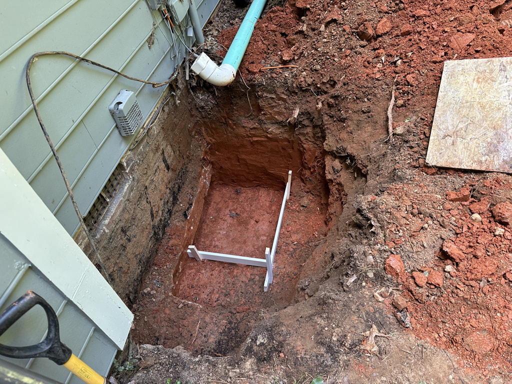 Cheltonham Ct. Exterior Wall Removal in Manchester, NC.