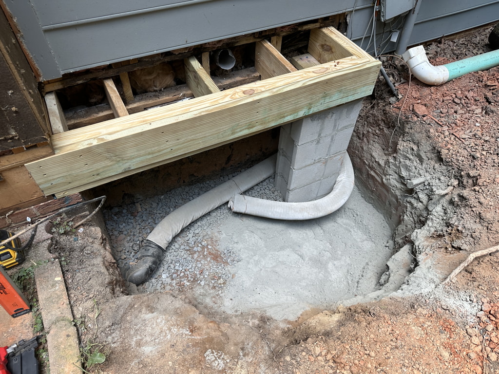 Cheltonham Ct. Exterior Wall Removal in Manchester, NC.