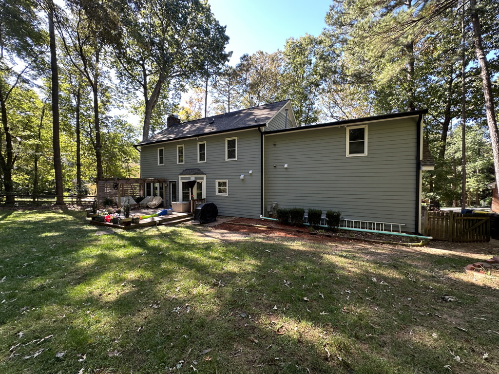 Cheltonham Ct. Exterior Wall Removal in Manchester, NC.